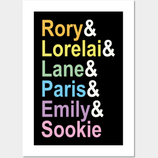 Gilmore Girls Wall Art - Names by We Love Gifts